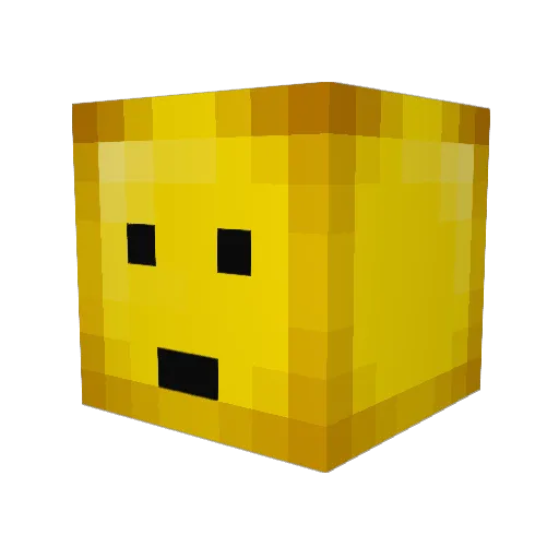 dj_H Minecraft avatar head, 3D render