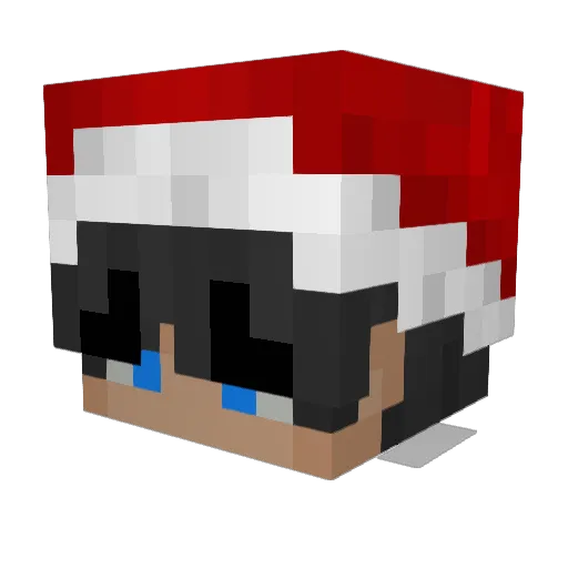 dj_tinio3 Minecraft avatar head, 3D render