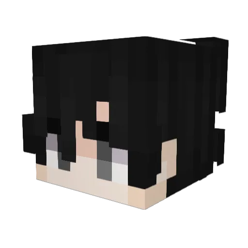 django07 Minecraft avatar head, 3D render