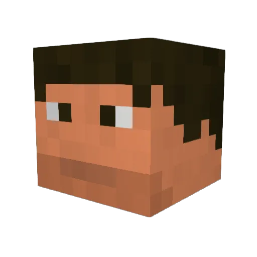 django606 Minecraft avatar head, 3D render