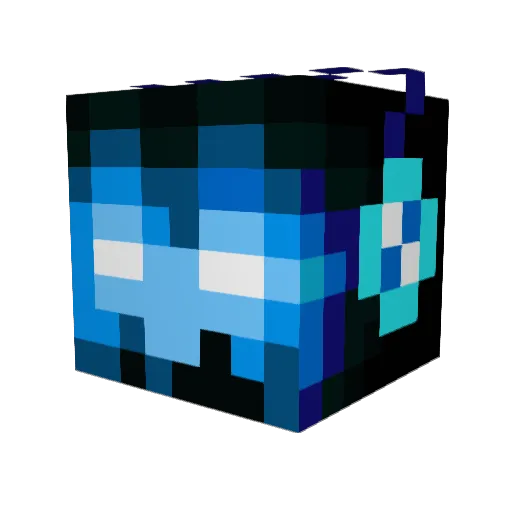 djansen01 Minecraft avatar head, 3D render