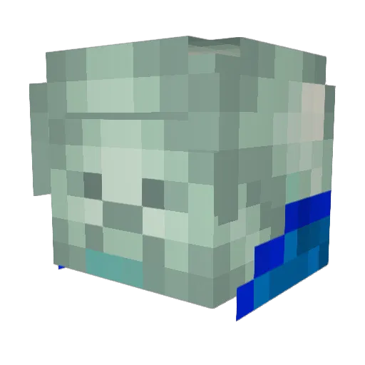 djavor Minecraft avatar head, 3D render