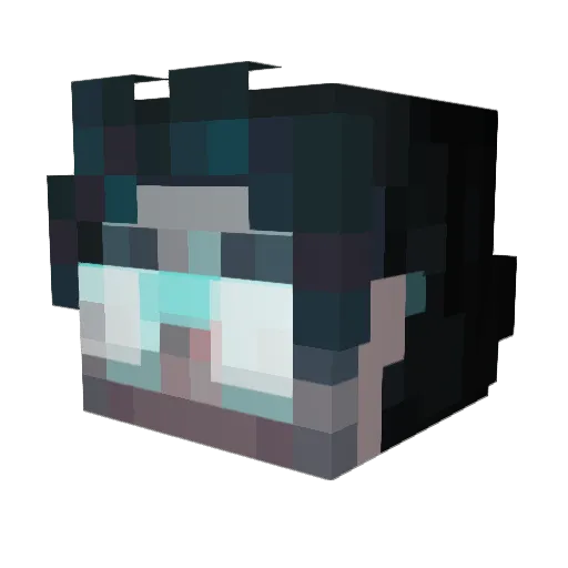 djbeast7j Minecraft avatar head, 3D render