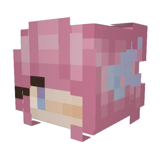 djblanden Minecraft avatar head, 3D render