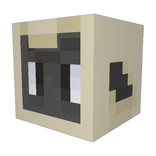 djcman5 Minecraft avatar head, 3D render