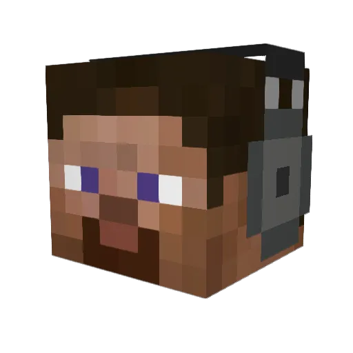 djdalio1 Minecraft avatar head, 3D render