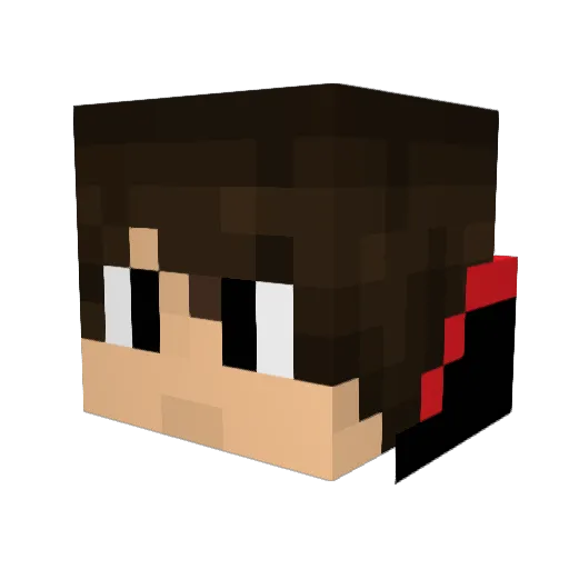djdavis79 Minecraft avatar head, 3D render