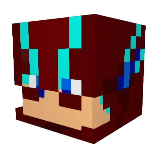 djdiamonds05 Minecraft avatar head, 3D render