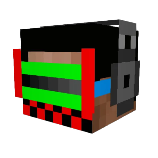 djdiamonds123 Minecraft avatar head, 3D render