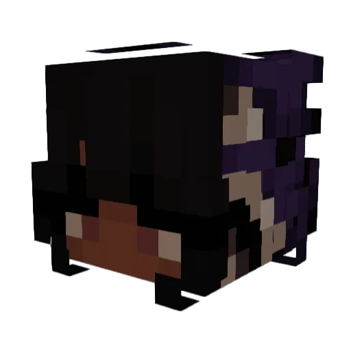 djendle Minecraft avatar head, 3D render