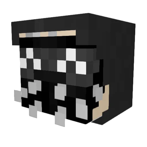 djezshadow1 Minecraft avatar head, 3D render