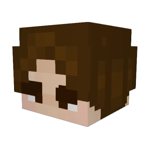 djfinkreed Minecraft avatar head, 3D render
