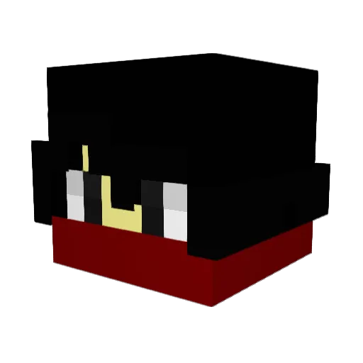 djgabs123 Minecraft avatar head, 3D render