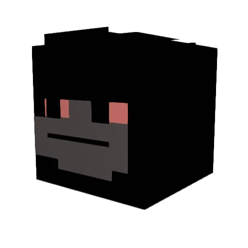 djidjollini Minecraft avatar head, 3D render