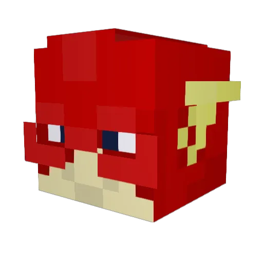 djivi Minecraft avatar head, 3D render