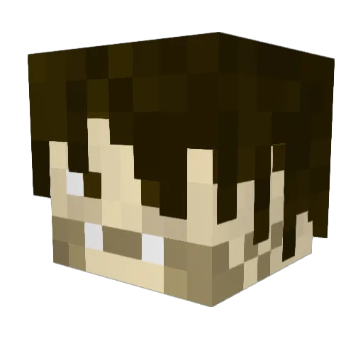 djlewis725 Minecraft avatar head, 3D render