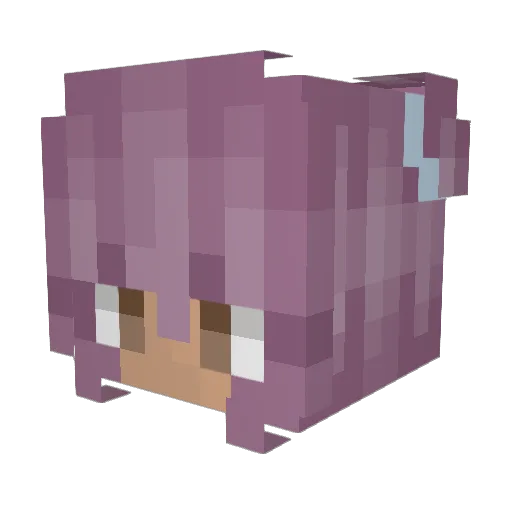 djlilyan Minecraft avatar head, 3D render