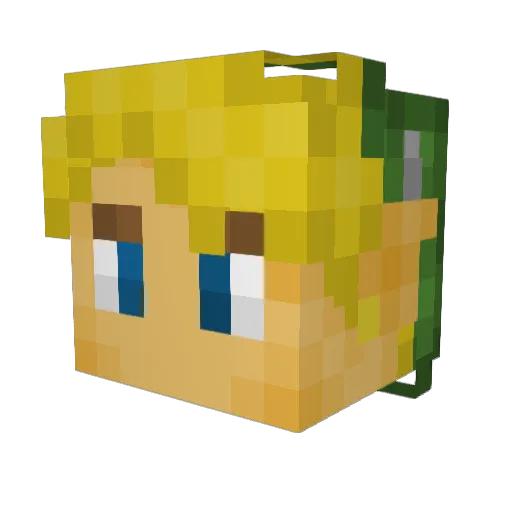 djm1973 Minecraft avatar head, 3D render