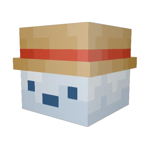 djmagicb2002 Minecraft avatar head, 3D render