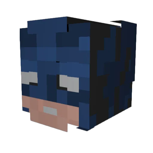 djnut Minecraft avatar head, 3D render