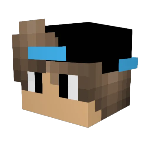 djongas69 Minecraft avatar head, 3D render