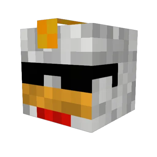 djpa34 Minecraft avatar head, 3D render