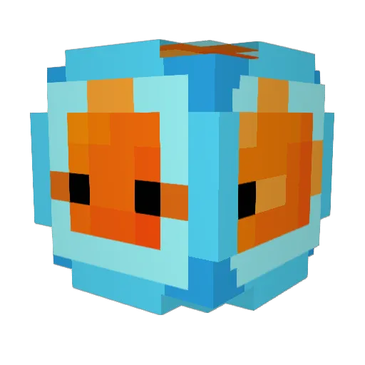 djpezcaito Minecraft avatar head, 3D render