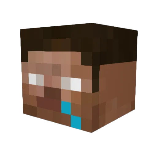 djph Minecraft avatar head, 3D render