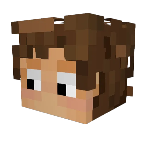 djrabit81 Minecraft avatar head, 3D render