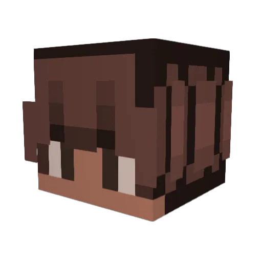 djramos76 Minecraft avatar head, 3D render