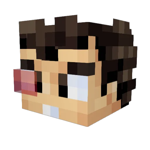djready711 Minecraft avatar head, 3D render