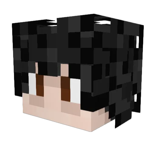 djrpb Minecraft avatar head, 3D render