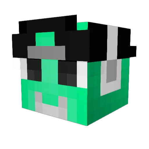 djstor6 Minecraft avatar head, 3D render