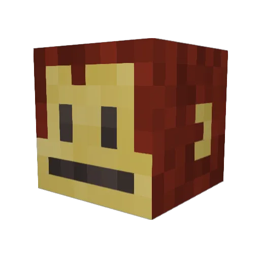 djswagger247 Minecraft avatar head, 3D render