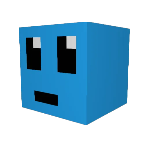 djubrica4 Minecraft avatar head, 3D render