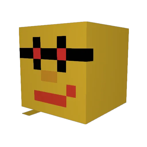 djungeboi Minecraft avatar head, 3D render