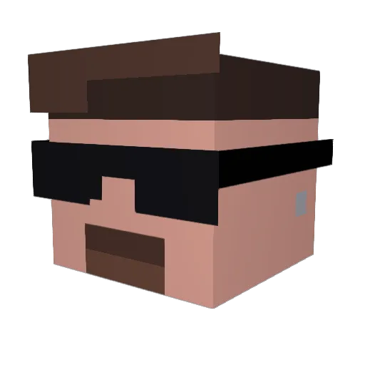 dkNexus94 Minecraft avatar head, 3D render