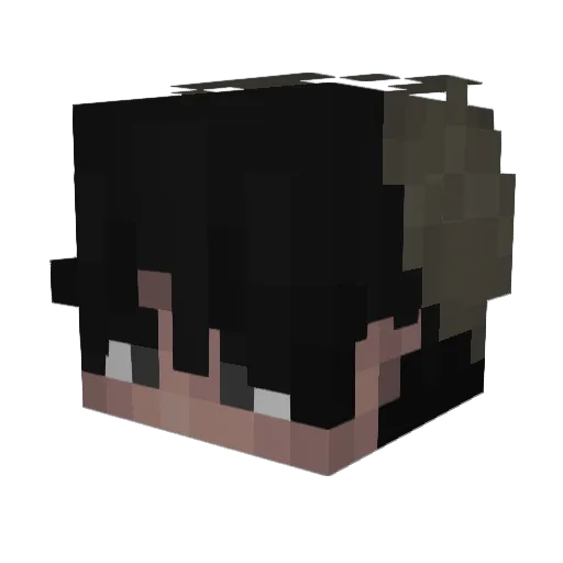 dk_yv Minecraft avatar head, 3D render