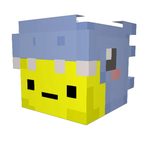 dkagmrqlc3 Minecraft avatar head, 3D render