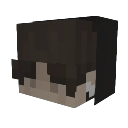 dkakkar Minecraft avatar head, 3D render