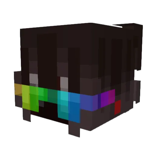 dkamdasldadnasjl Minecraft avatar head, 3D render