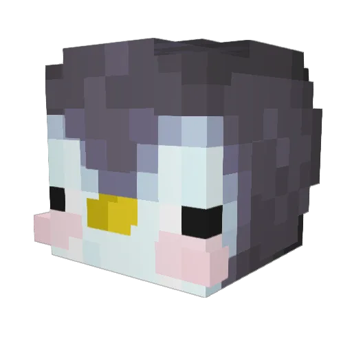 dkandlfma1 Minecraft avatar head, 3D render