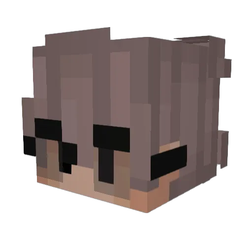 dkayawk Minecraft avatar head, 3D render