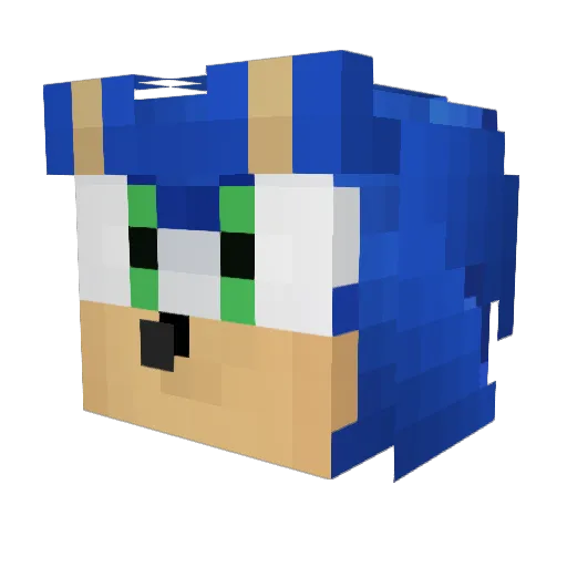 dkirksey Minecraft avatar head, 3D render