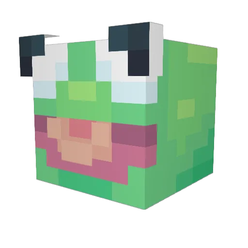 dkjoe1 Minecraft avatar head, 3D render