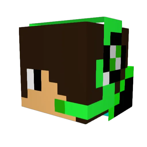 dkler09124367254 Minecraft avatar head, 3D render
