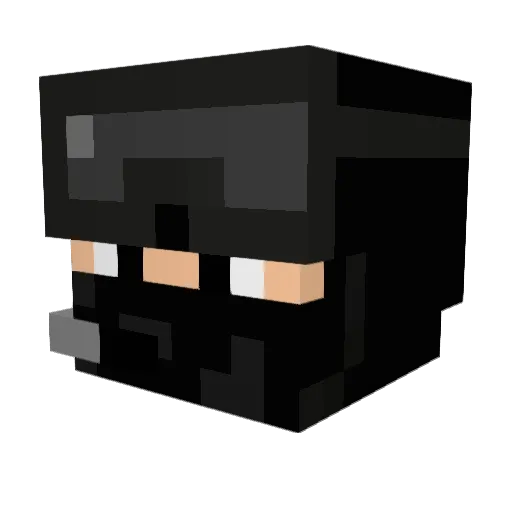 dknight55 Minecraft avatar head, 3D render