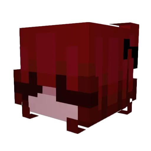 dknsdxd Minecraft avatar head, 3D render