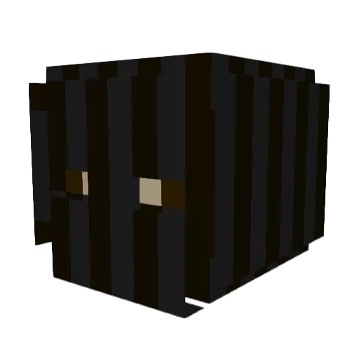 dknv Minecraft avatar head, 3D render