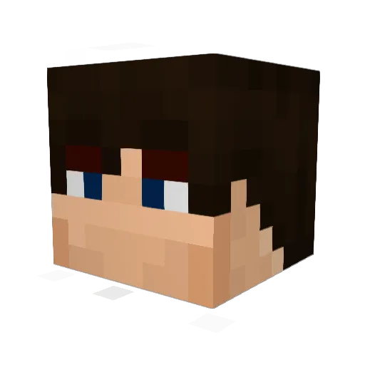 dkol97 Minecraft avatar head, 3D render
